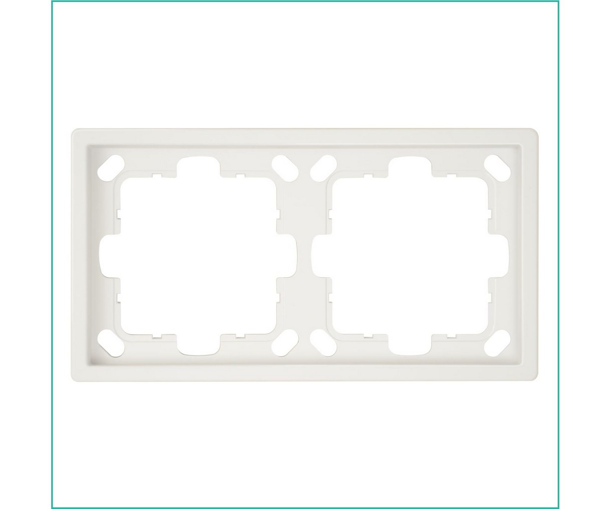 JASMART FD - розетки и выключатели Рамка JASMART FD 2-постовая Сахара 1002SH