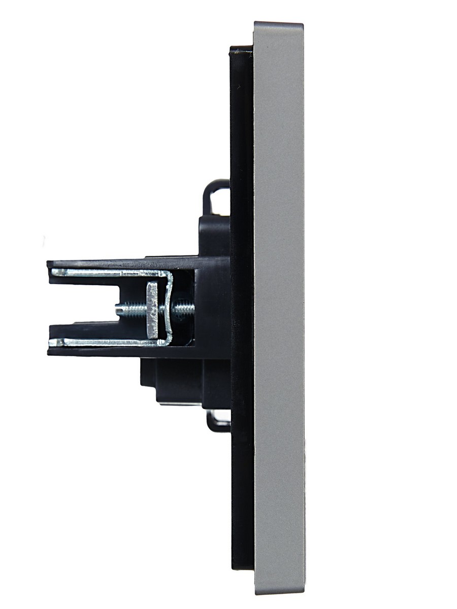 IEK FORTE&PIANO Сталь Розетка IEK FORTE&PIANO Сталь б/з со шт винтовое крепление 10А FP517