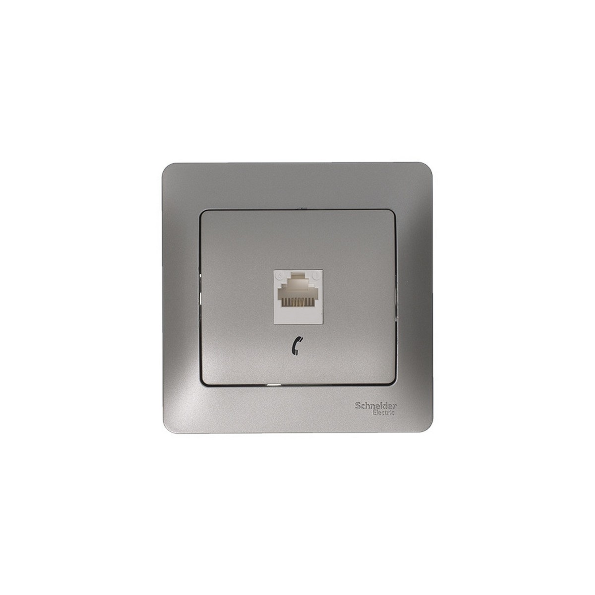 Glossa Платина Розетка телефонная Systeme Electric Glossa Платина RJ11 GSL001281T