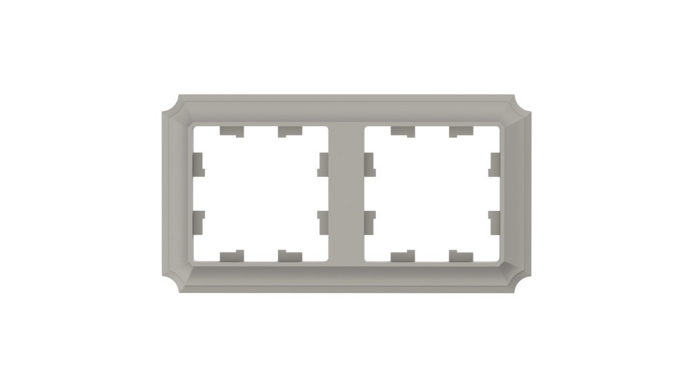 AtlasDesign Рамки Antique Рамка Systeme Electric AtlasDesign Antique Шампань 2-ая, универсальная ATN100502