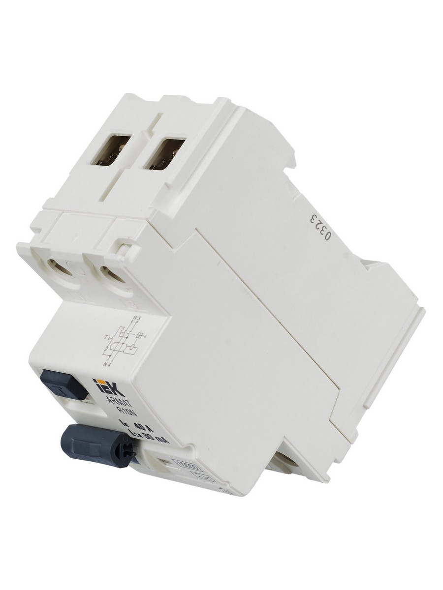 IEK ВДТ УЗО IEK ARMAT R10N 2P 40А 30мА тип A AR-R10N-2-040A030 