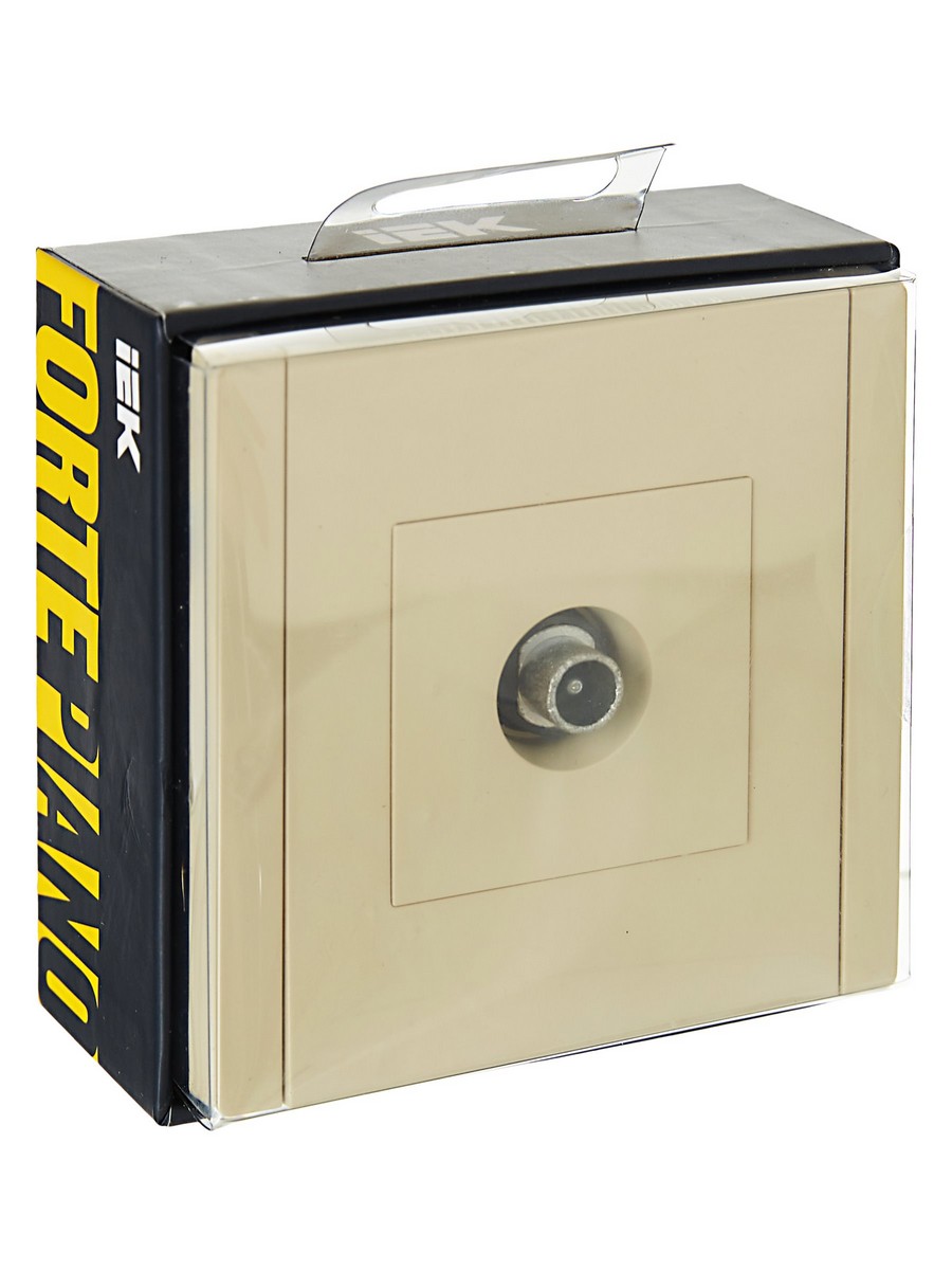 IEK FORTE&PIANO Ваниль Розетка IEK FORTE&PIANO Ваниль TV проходная FP429