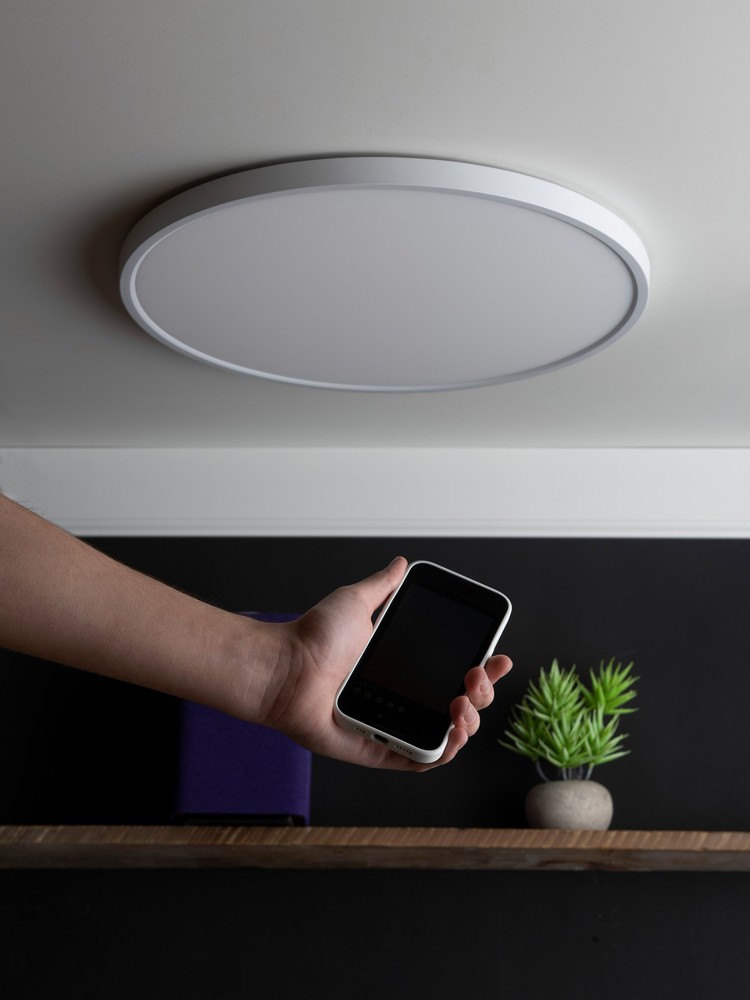 Управляемые светодиодные светильники и люстры Умный потолочный светильник EKF Connect 400 мм 32W sclwf-400-cct 