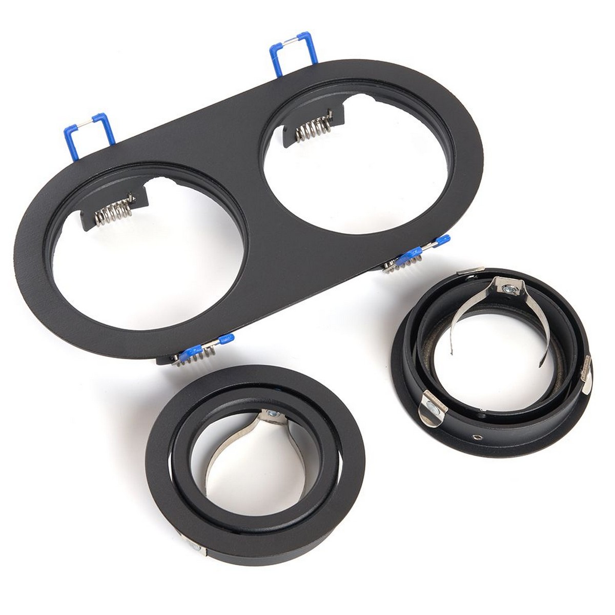 Встраиваемые светодиодные светильники Светильник потолочный встраиваемый Feron DL2812 черный 48459 