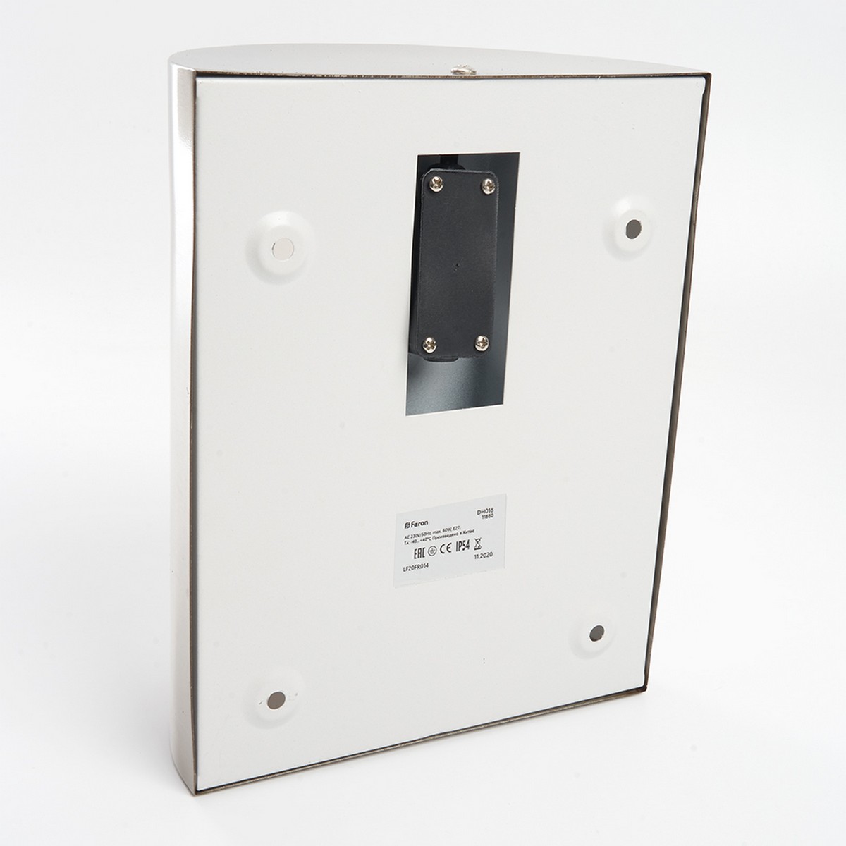 Уличные настенные светильники Светильник садово-парковый Feron DH018 на стенуE27 230V серый 11880 