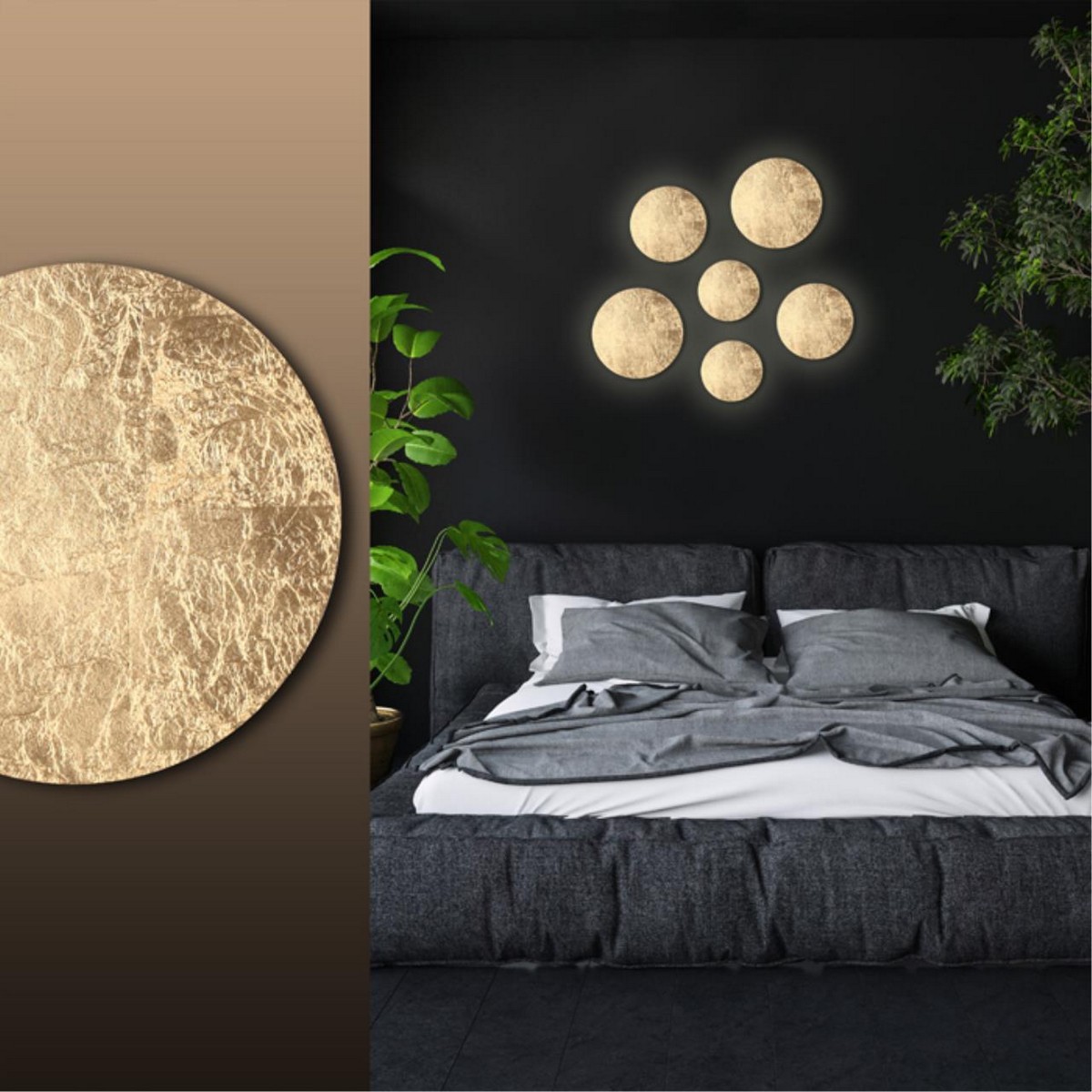 Накладные светодиодные светильники Настенный светильник ODEON LIGHT 3561/9WL SOLARIO 