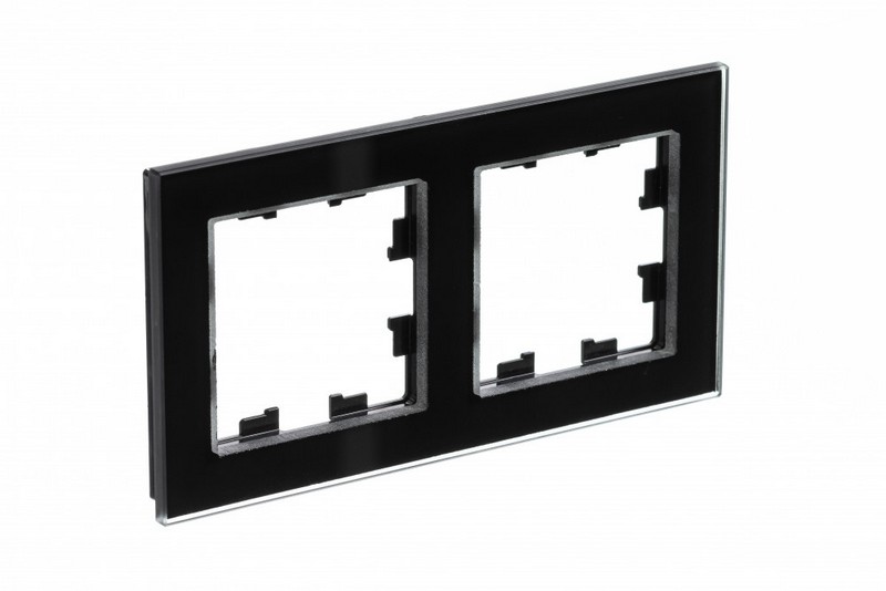 AtlasDesign Рамки Nature Рамка Systeme Electric AtlasDesign Nature Стекло черный 2-ая ATN321002