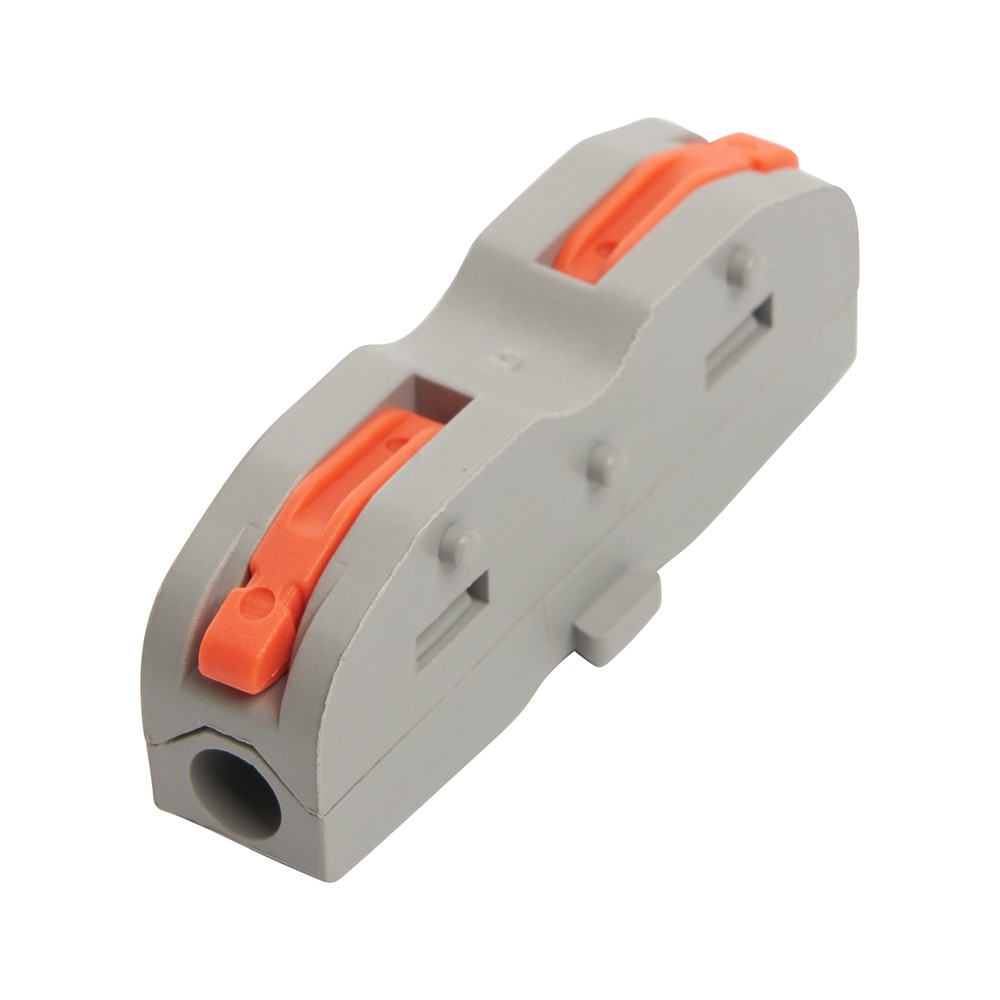 Клемма строительно-монтажная STEKKER для подключения фазных проводников 2 контактные группы LD222-421 39498