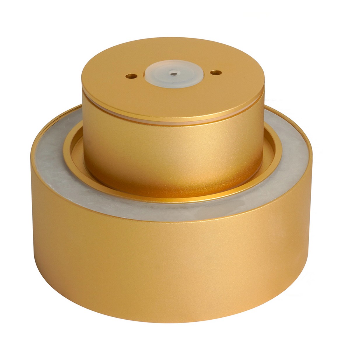 Светильники споты светодиодные Светильник спот потолочный Feron HL367 Barrel AURA 12W GX53 золото IP44 48408 