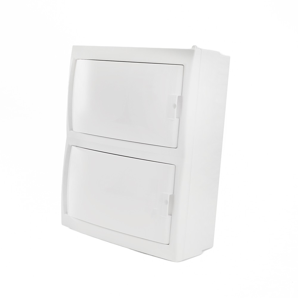Пластиковые боксы и щиты Stekker Бокс настенный STEKKER EBX50-3/16-20 16 модулей белый пластик серия Standart 49645