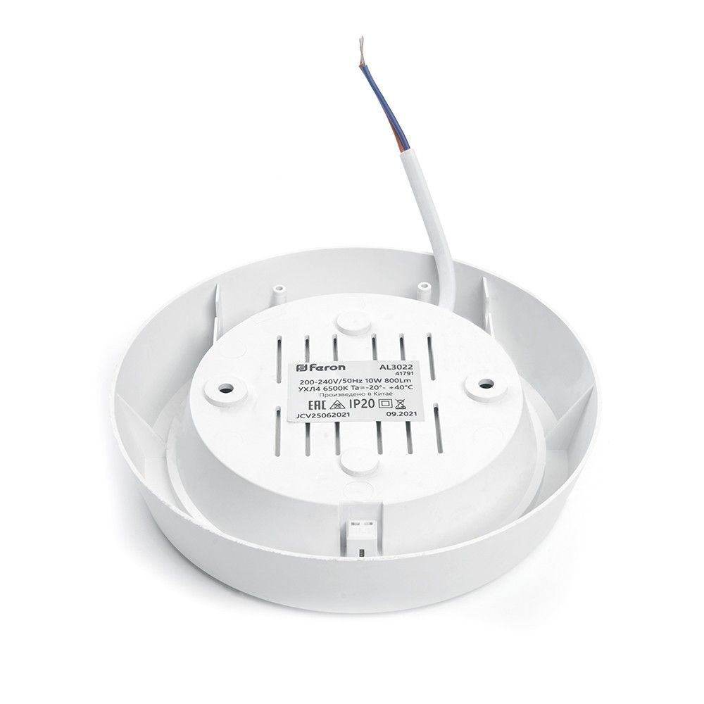 Накладные светодиодные светильники Светильник накладной светодиодный FERON AL3020 белый 10W 6500К 41767 