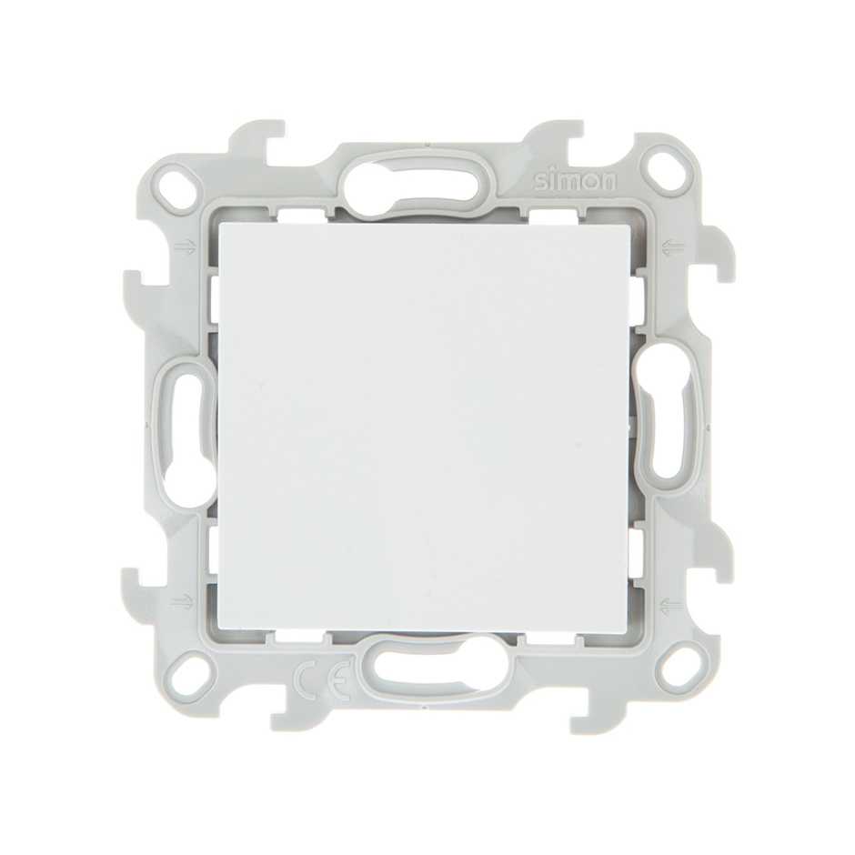 Розетки и выключатели Simon 24 Белые Выключатель Одноклавишный Simon 24 Белый 2450101-030