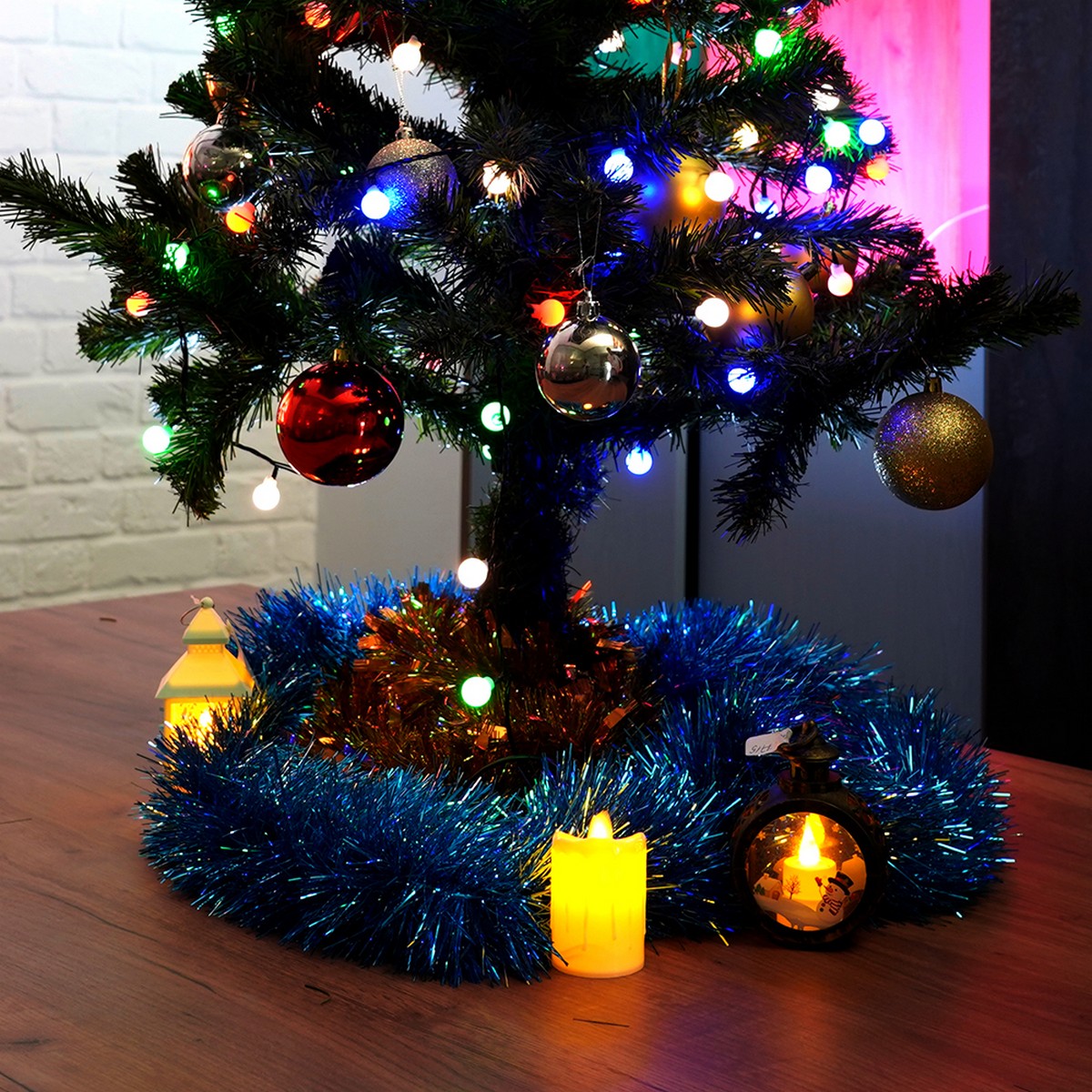 Световая фигура Feron LT134 Свеча "Пламя"1LED (батарейки в компл), 7,5см, белый 51459