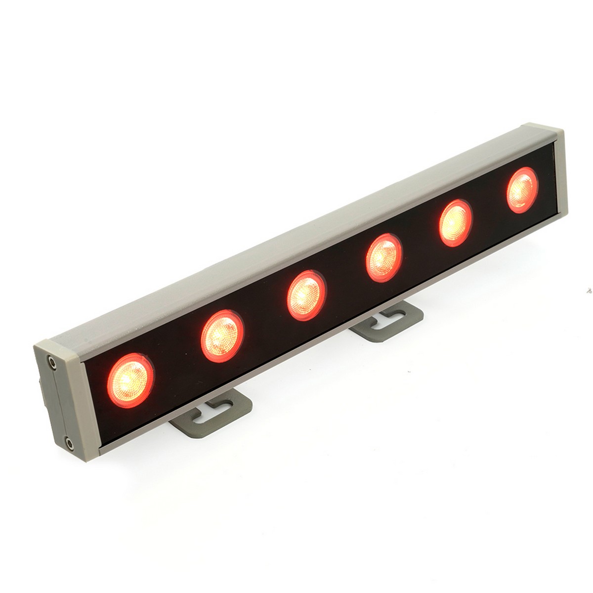 Линейные светодиодные светильники Светодиодный линейный прожектор Feron LL-893 для подсветки стен красный 6W DC24V IP65 51567 