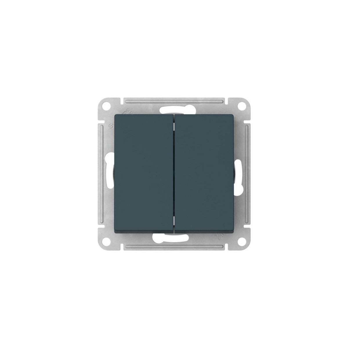 AtlasDesign Изумруд Выключатель Systeme Electric AtlasDesign Изумруд 2-клавишный быстрозажим. клем.