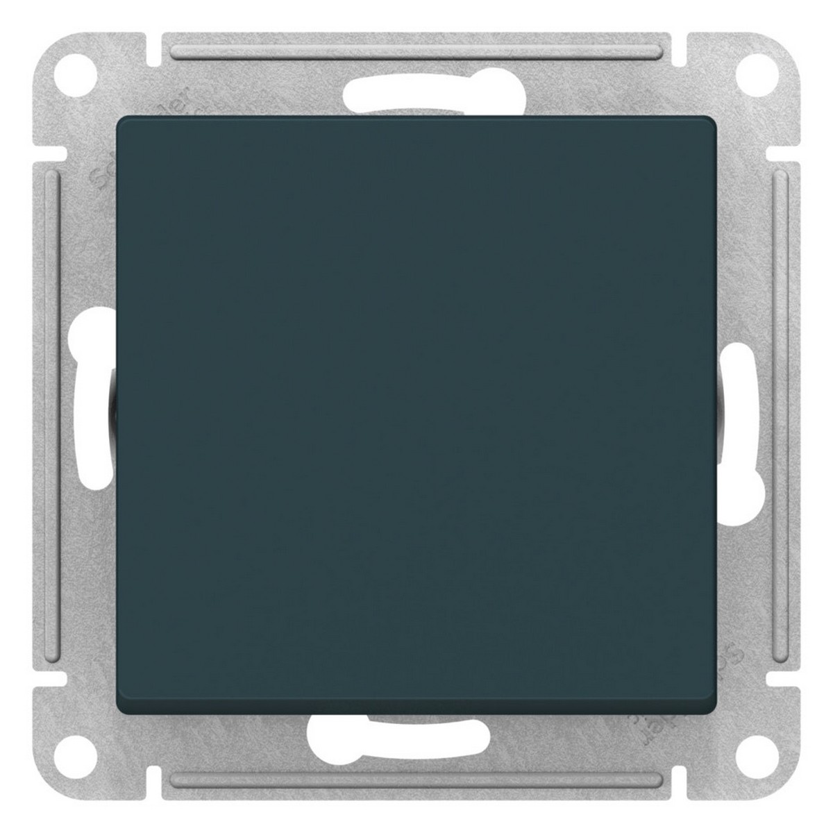 Выключатель Systeme Electric AtlasDesign Изумруд 1-клавишный 2-полюсный, 10А, механизм ATN000821