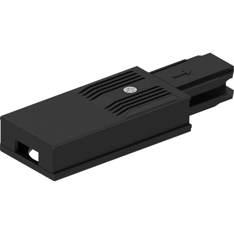 Трековые светодиодные светильники Cоединитель - коннектор для шинопровода черный LD1012 41987 