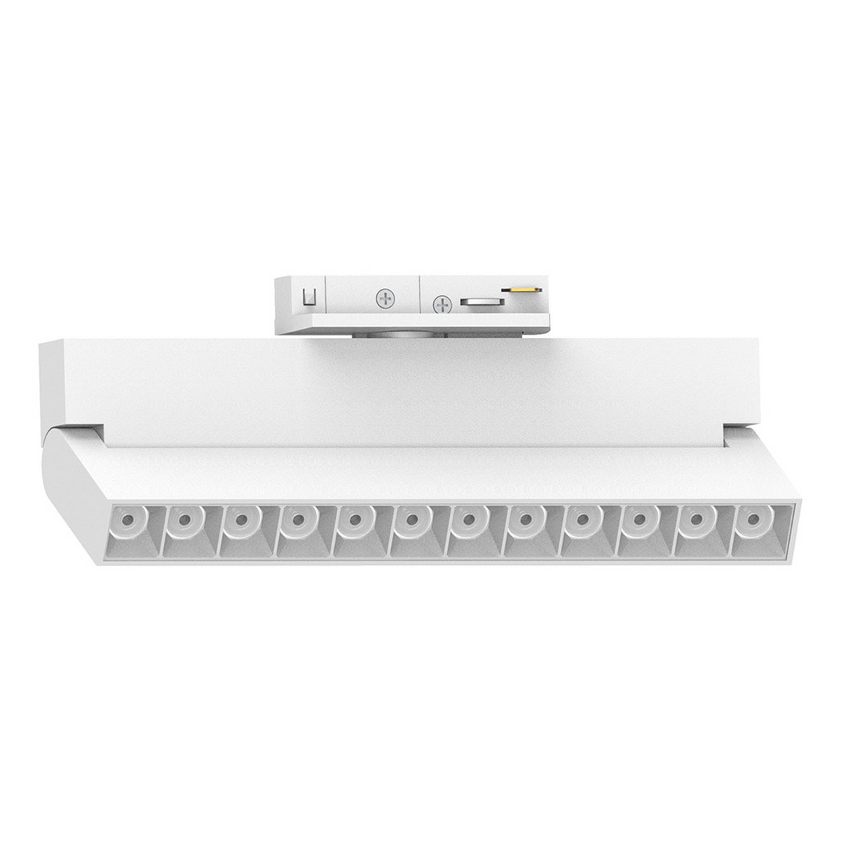 Трековые светодиодные светильники Светильник трековый Feron AL139 светодиодный 12W 4000К 30 градусов белый LensFold 51715