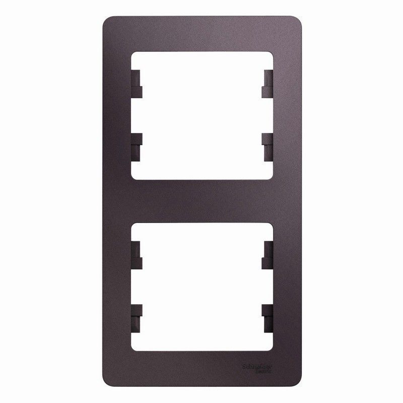 Glossa Сиреневый туман Рамка Systeme Electric Glossa Сиреневый туман 2-ая вертикальная GSL001406