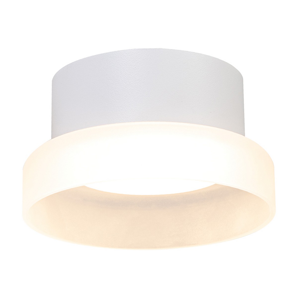 Накладные светодиодные светильники Светильник настенный Feron HL460 OPAL 12W GX53 белый IP20 51682 