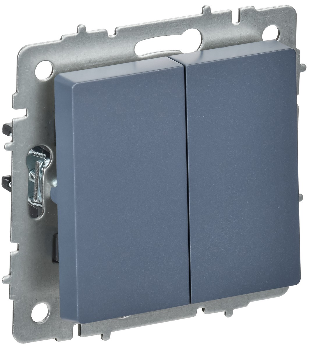 IEK Brite Маренго Выключатель IEK BRITE Маренго 2-кл. перекрестный 10А ВС10-2-3-БрМ