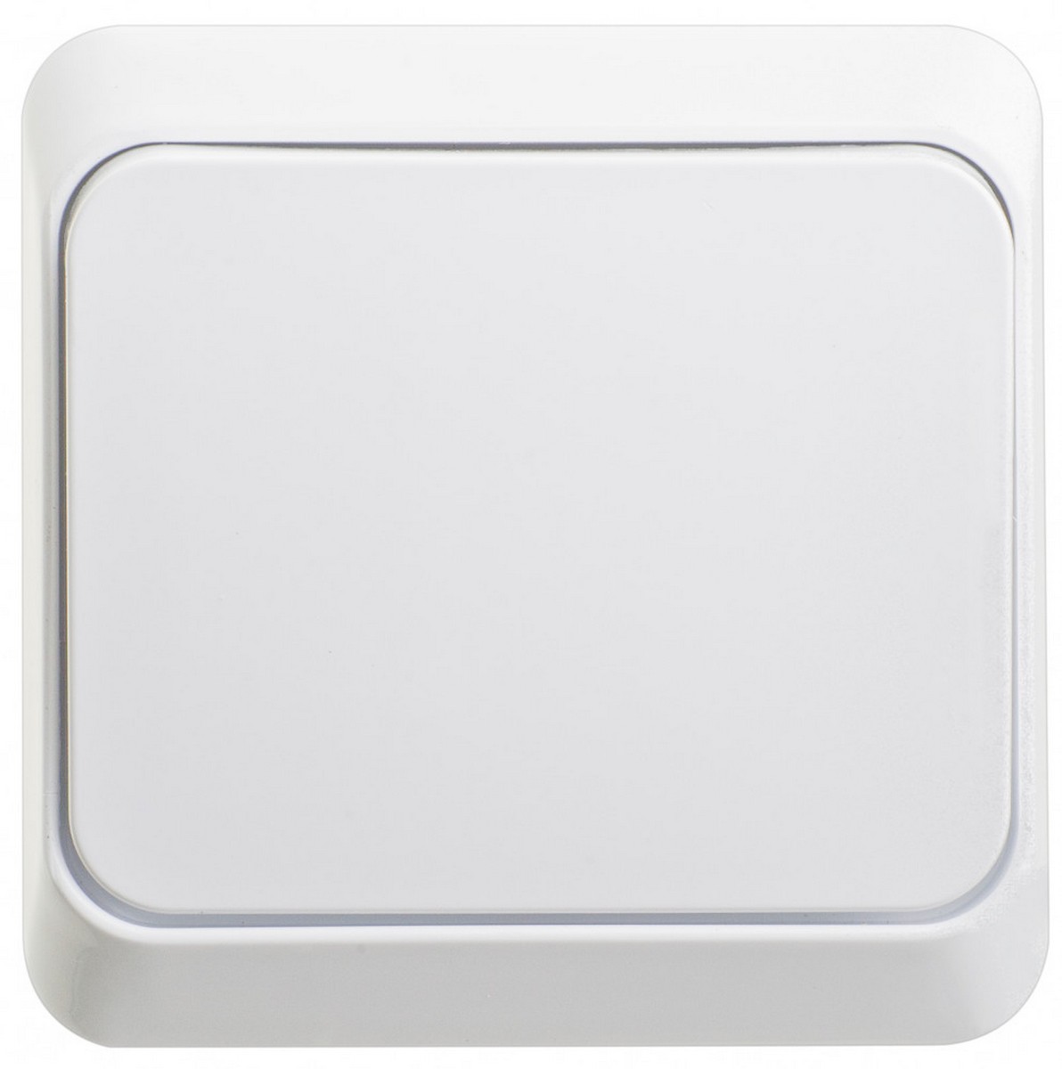 Этюд Белый Переключатель 1-клавишный Systeme Electric Этюд наружный Белый BA10-004B