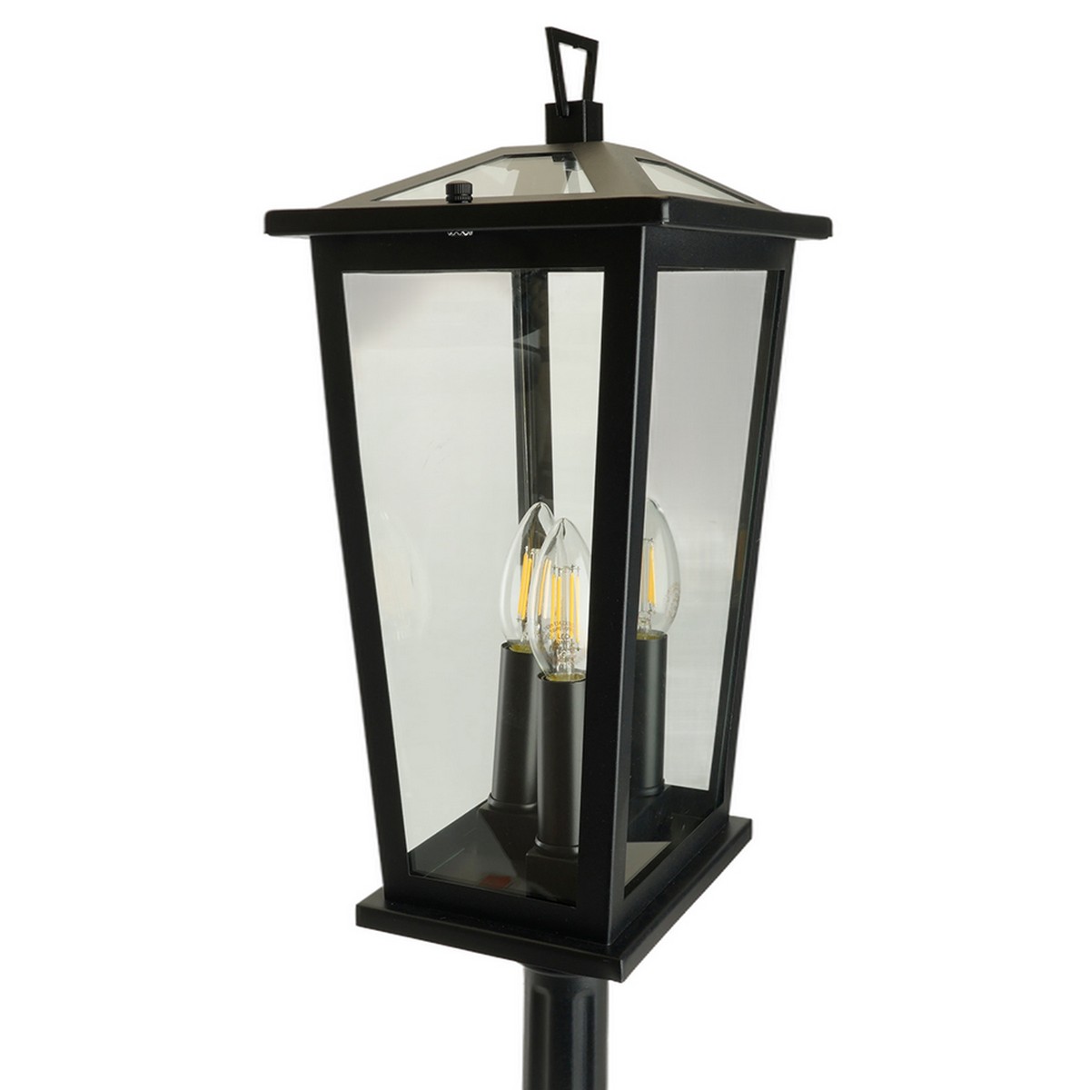 Уличные светильники столб Светильник садово-парковый Feron PL757 столб E14 черный 51283 