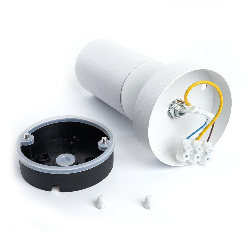 Уличные настенные светильники Светильник садово-парковый Feron DH1704 на стену GU10 230V IP54 белый 48323 