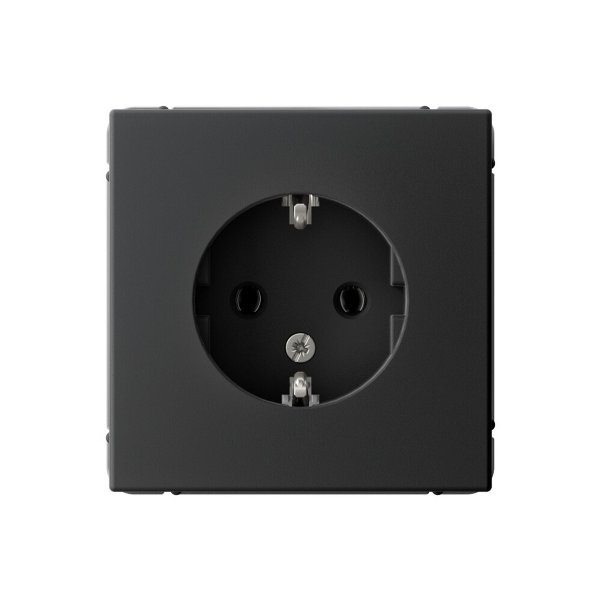 ArtGallery Карбон Розетка Systeme Electric ArtGallery Карбон с заземлением 16А GAL001043