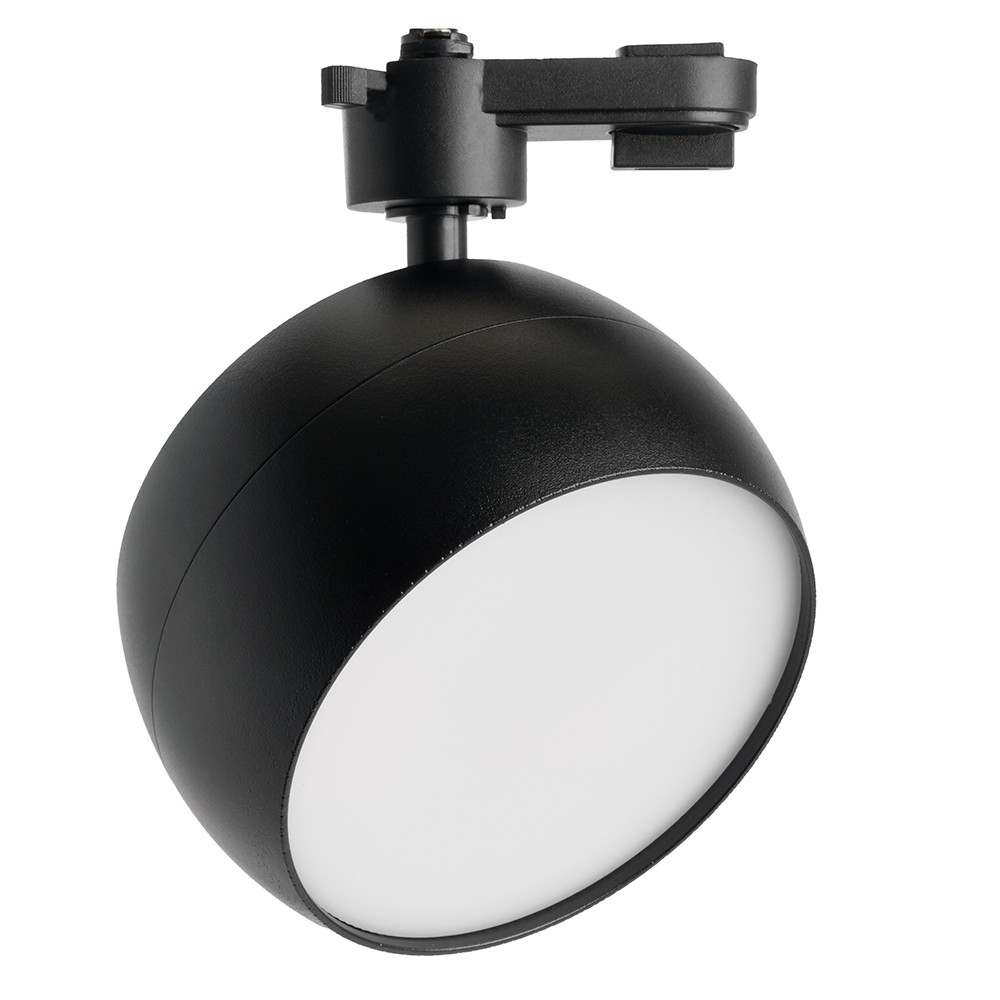 Трековые светодиодные светильники Светильник Feron AL167 трековый однофазный на шинопровод под лампу GX70 черный 48551 