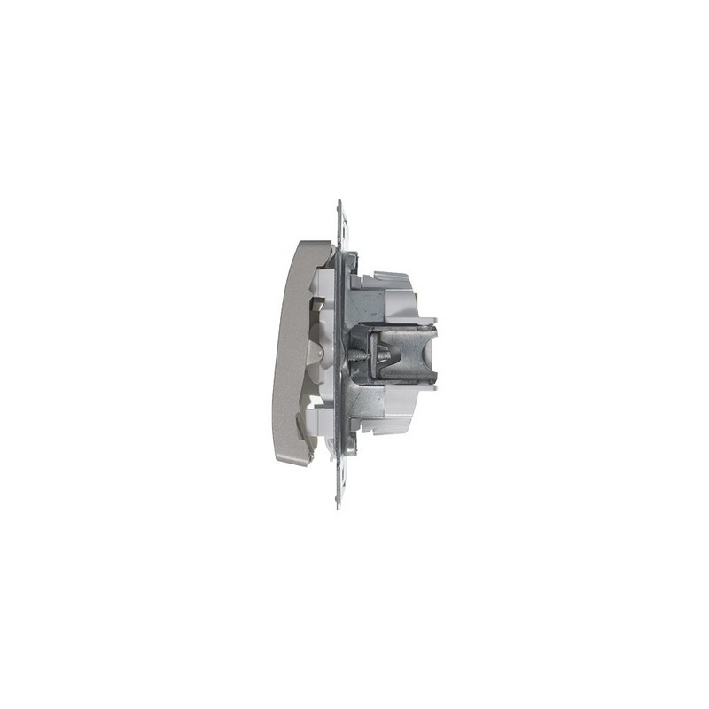 Выключатель 3-клавишный Systeme Electric Glossa Платина GSL001231
