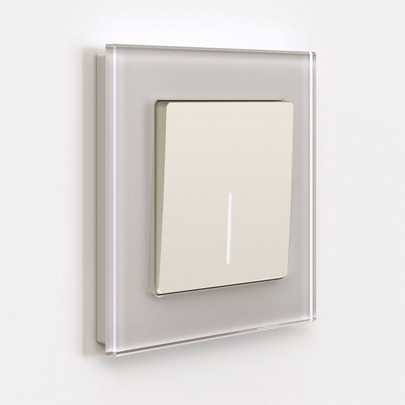 Werkel айвори матовый Выключатель Werkel одноклавишный с подсветкой (слоновая кость) W1110162 