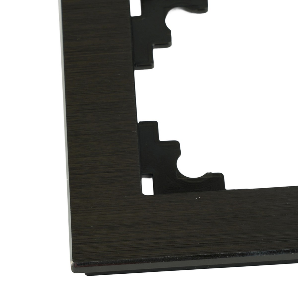 Катрин - Розетки и выключатели Stekker Рамка 4-местная металл STEKKER MFR00-7004-05 Катрин черный 50024