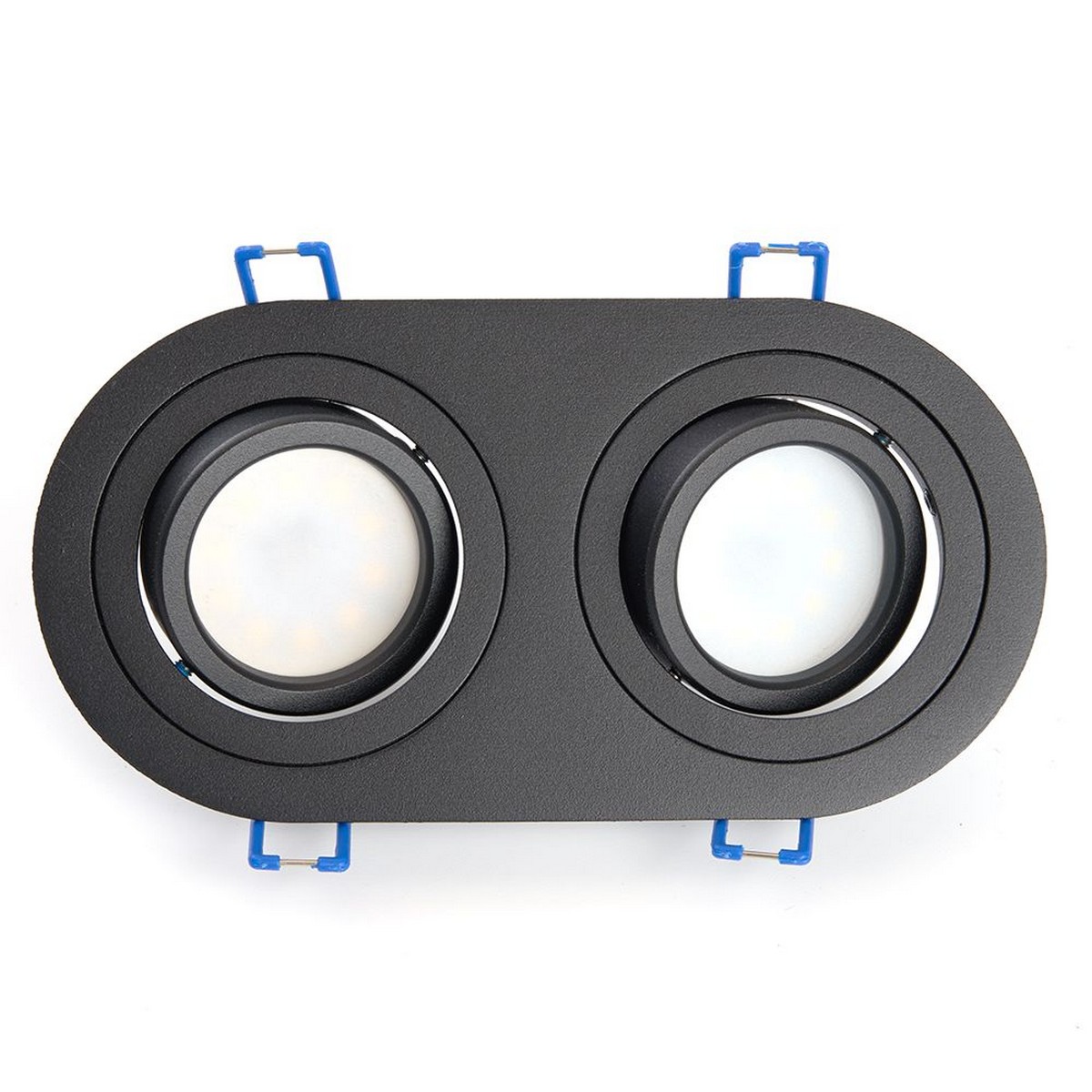 Встраиваемые светодиодные светильники Светильник потолочный встраиваемый Feron DL2812 черный 48459 