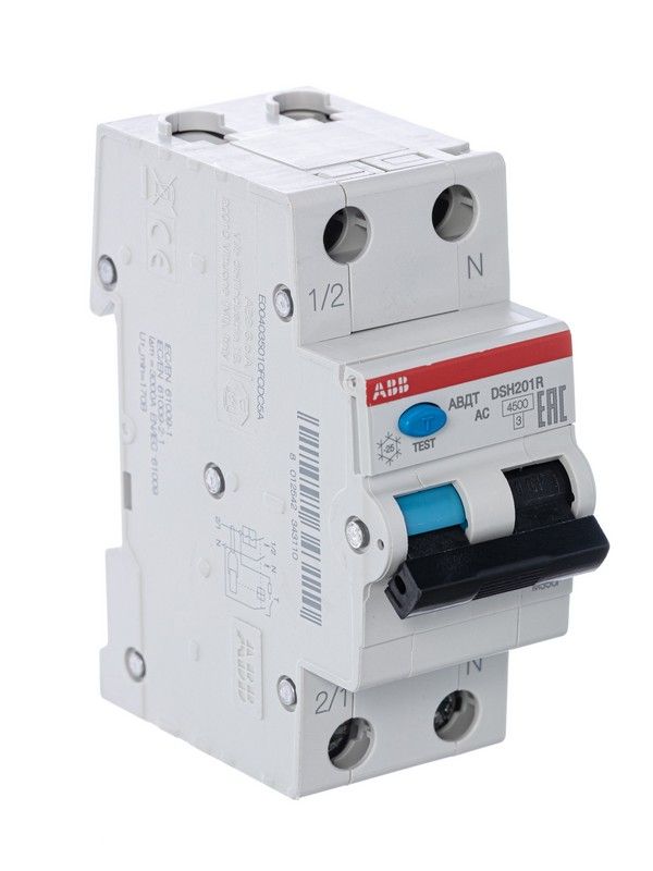ABB Дифференциальный автомат ABB DSH201R 25A 30mA 4,5kA AC 2CSR245072R1254 