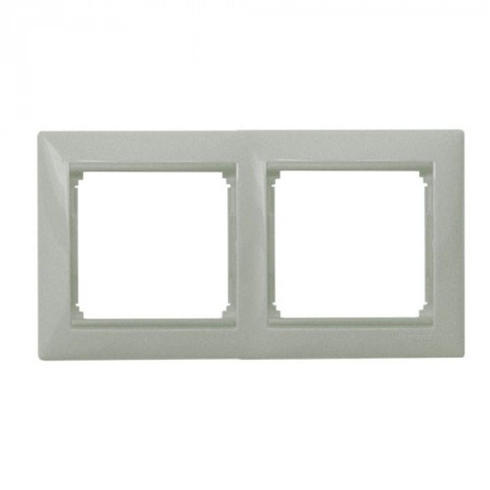 Legrand Valena Classic Алюминий Рамка Legrand Valena Алюминий 2-ая гориз 770152
