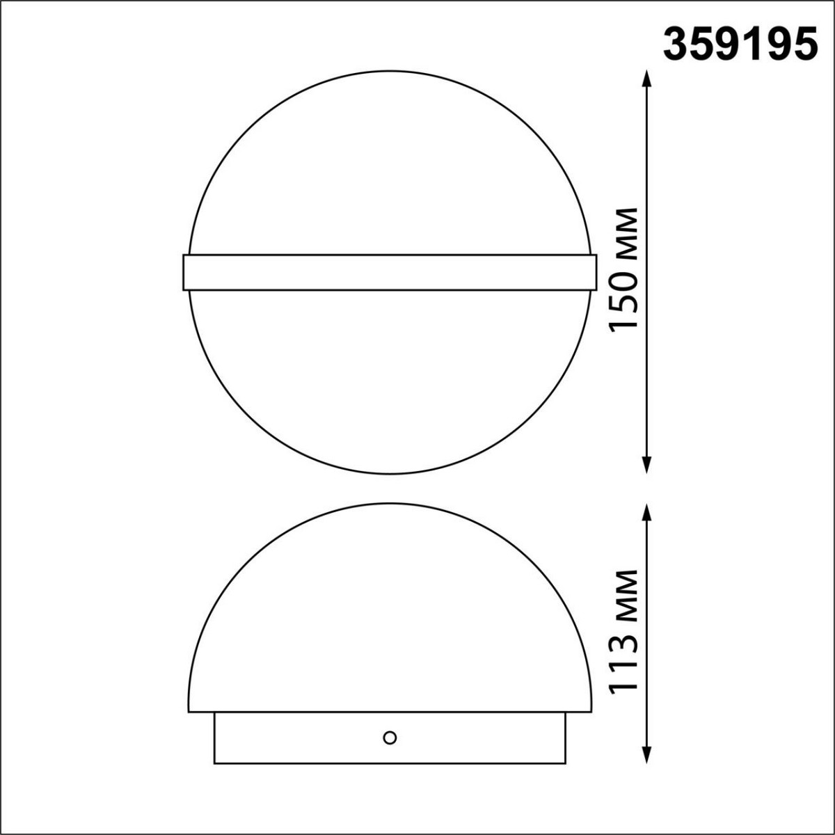Светодиодные ландшафтные светильники Светильник ландшафтный светодиодный настенный NOVOTECH 359195 OPAL 