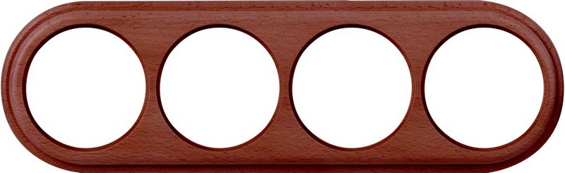 Werkel Ретро Рамка Werkel ретро WL15-frame-04 (итальянский орех) на 4 поста