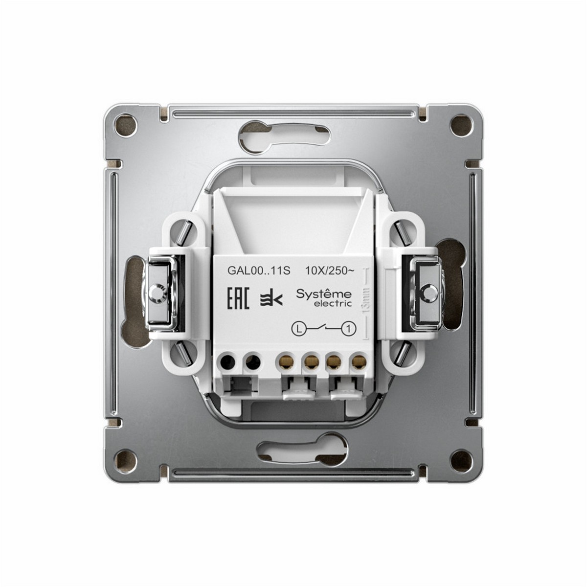 ArtGallery Шампань Выключатель SE ArtGallery Шампань 1-клавишный, быстрозажим. клем. GAL000511S