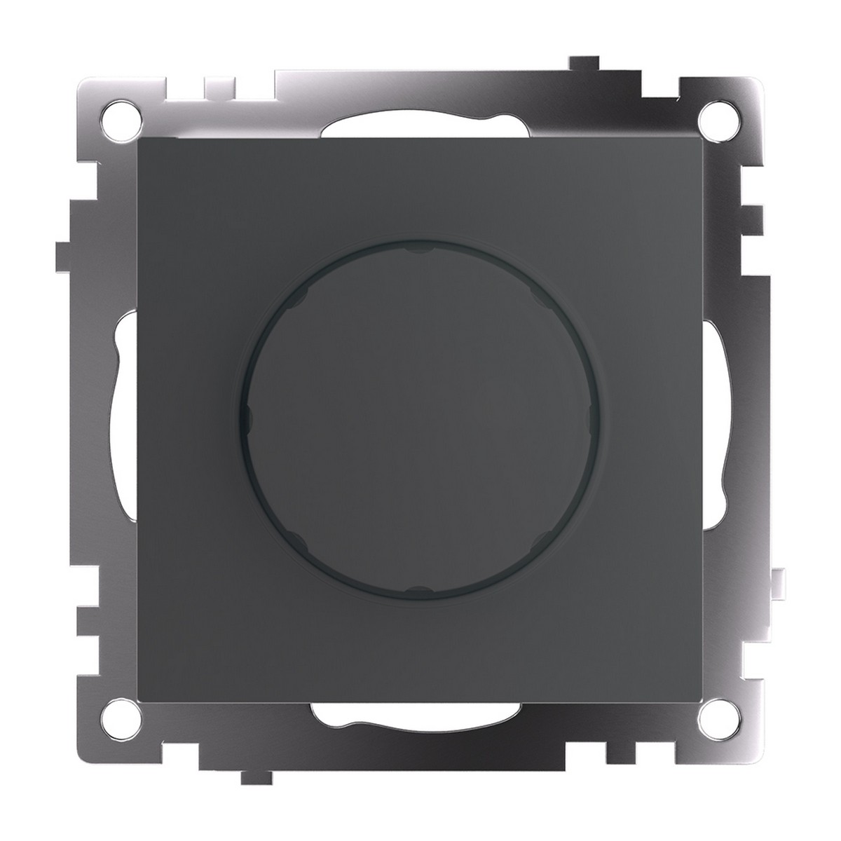 Катрин - Розетки и выключатели Stekker Выключатель диммирующий TRIAC STEKKER GLS10-7106-06 250V 500W Катрин графит  49413