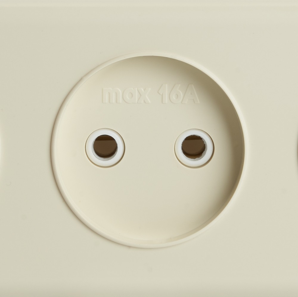 Накладные розетки и выключатели Stekker Розетка 3-местная б/з STEKKER PST16-50-20 16А IP20 слоновая кость Брест 49055