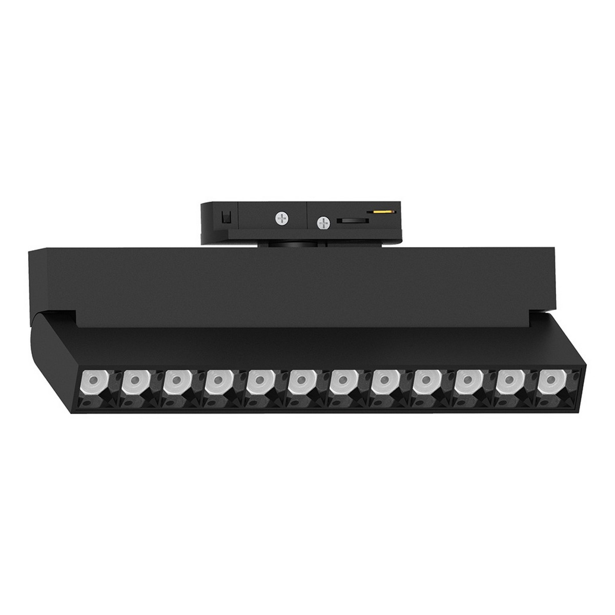 Трековые светодиодные светильники Светильник трековый Feron AL139 светодиодный 12W 4000К 30 градусов черный LensFold 51716