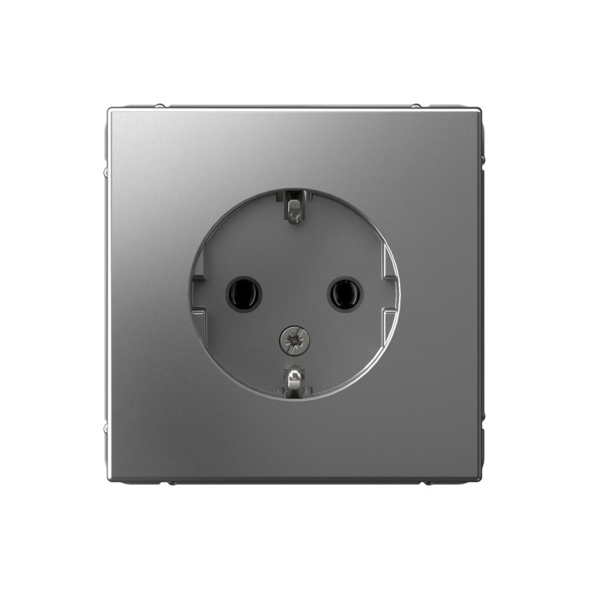 ArtGallery Сталь Розетка Systeme Electric ArtGallery Сталь с заземлением 16А GAL000943