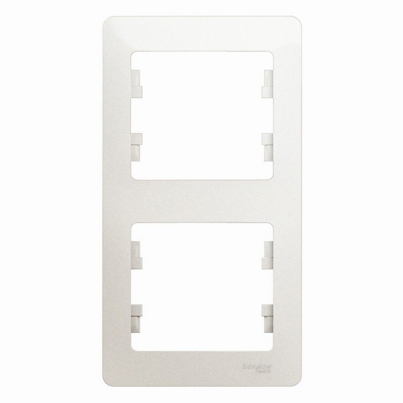 Glossa Перламутр Рамка Systeme Electric Glossa Перламутр 2-я, вертикальная GSL000606