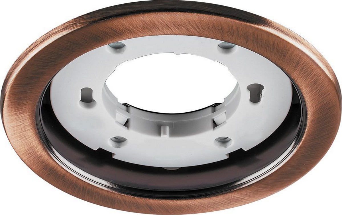 Светильники встраиваемые распродажа Светильник встраиваемый Feron DL53 GX53 античная медь 28949 