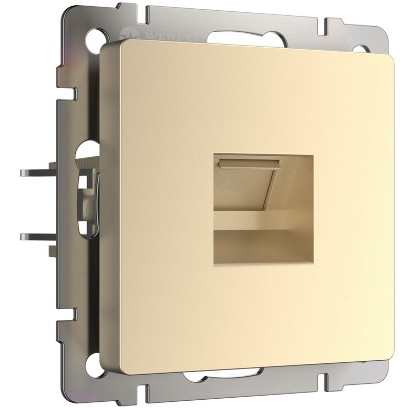 Werkel Шампань механизмы Розетка Ethernet RJ-45 Werkel (шампань) W1181011