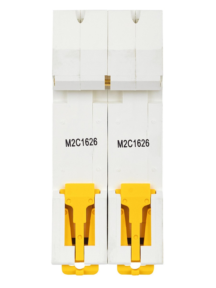 2 полюсные (двухполюсные) Автоматический выключатель IEK ARMAT M06N 2P C 16А AR-M06N-2-C016 