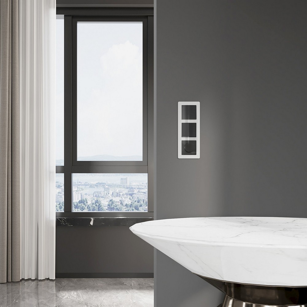 Werkel Черный акрил Выключатель Werkel одноклавишный (черный акрил) W11100480