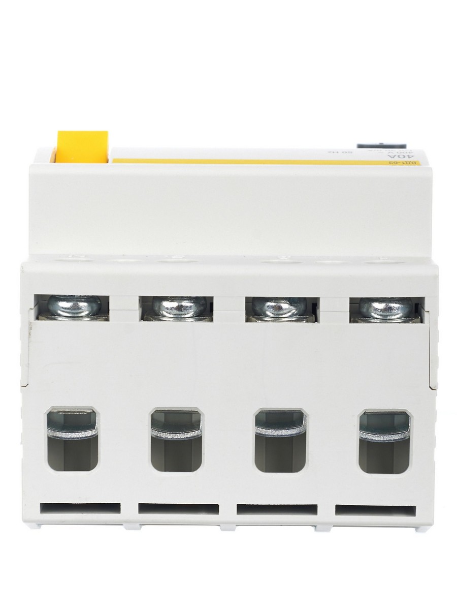 IEK Выключатель дифференциальный IEK KARAT ВД1-63S 4Р 40А 300мА MDV12-4-040-300 