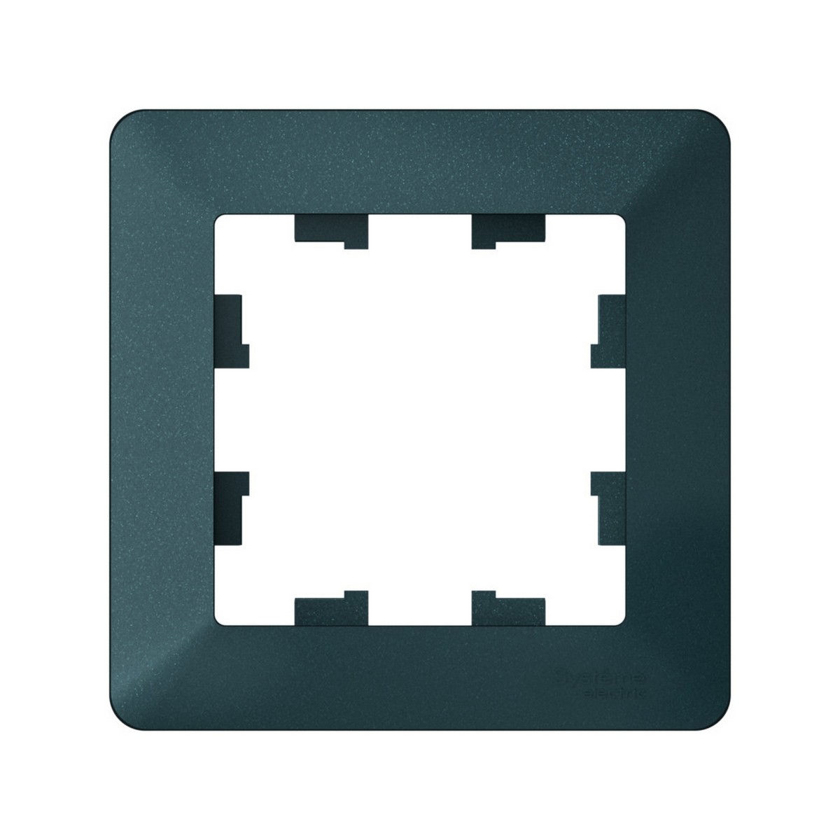 AtlasDesign Изумруд Рамка Systeme Electric AtlasDesign Air Изумруд/дымчатый черный 1-ая ATN220801